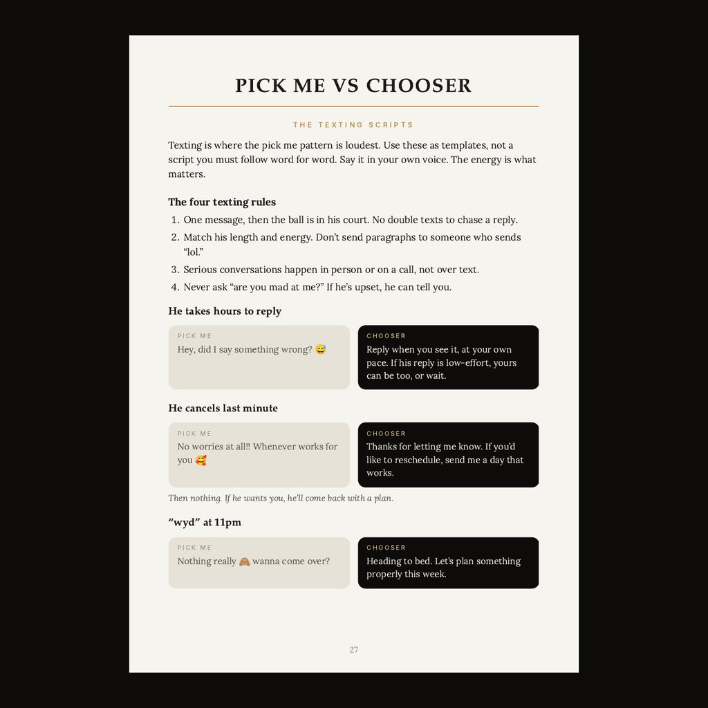 Never a Pick Me: The Dark Femme Guide to Choosing Yourself