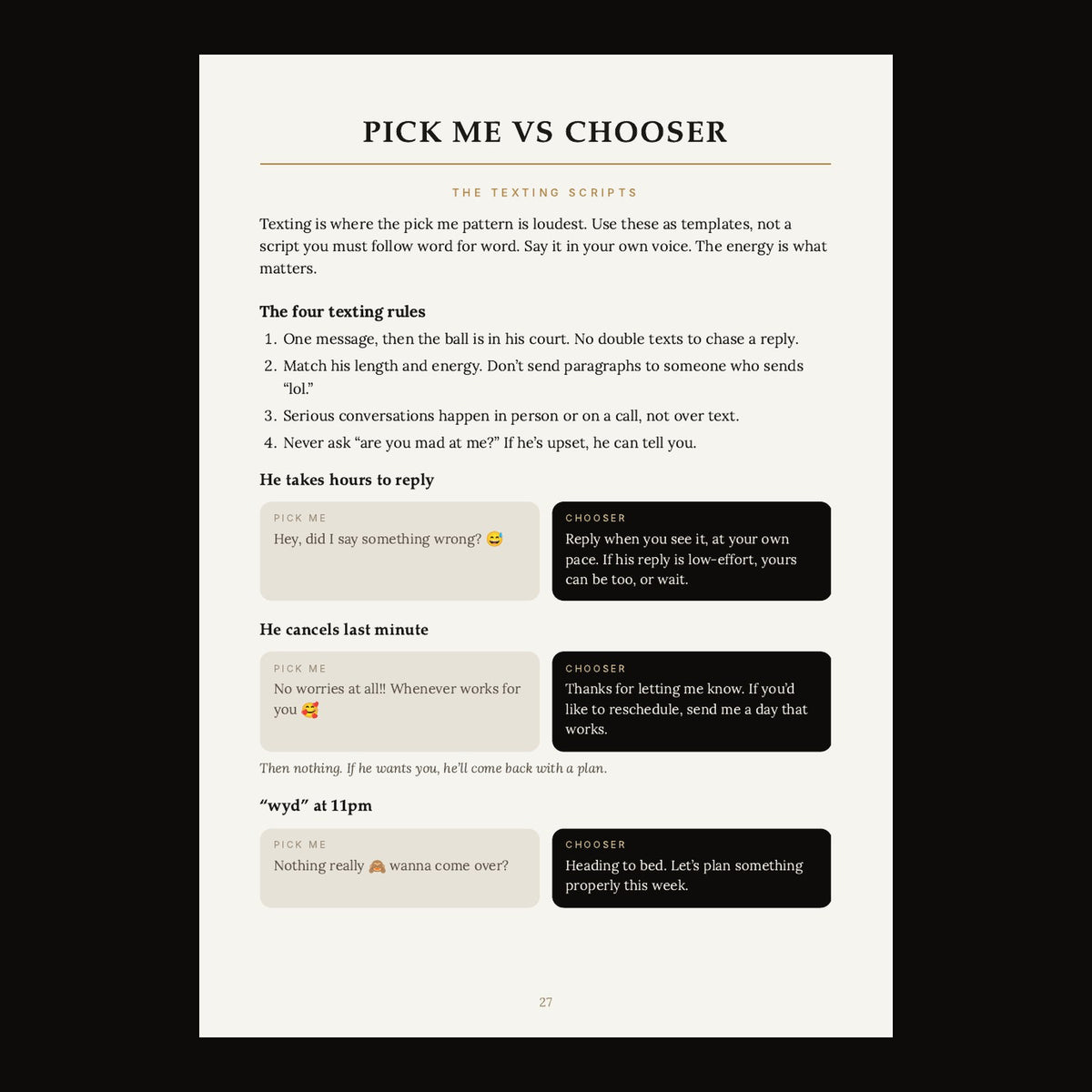 Never a Pick Me: The Dark Femme Guide to Choosing Yourself